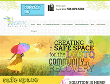 Tablet Screenshot of inspirerecovery.com